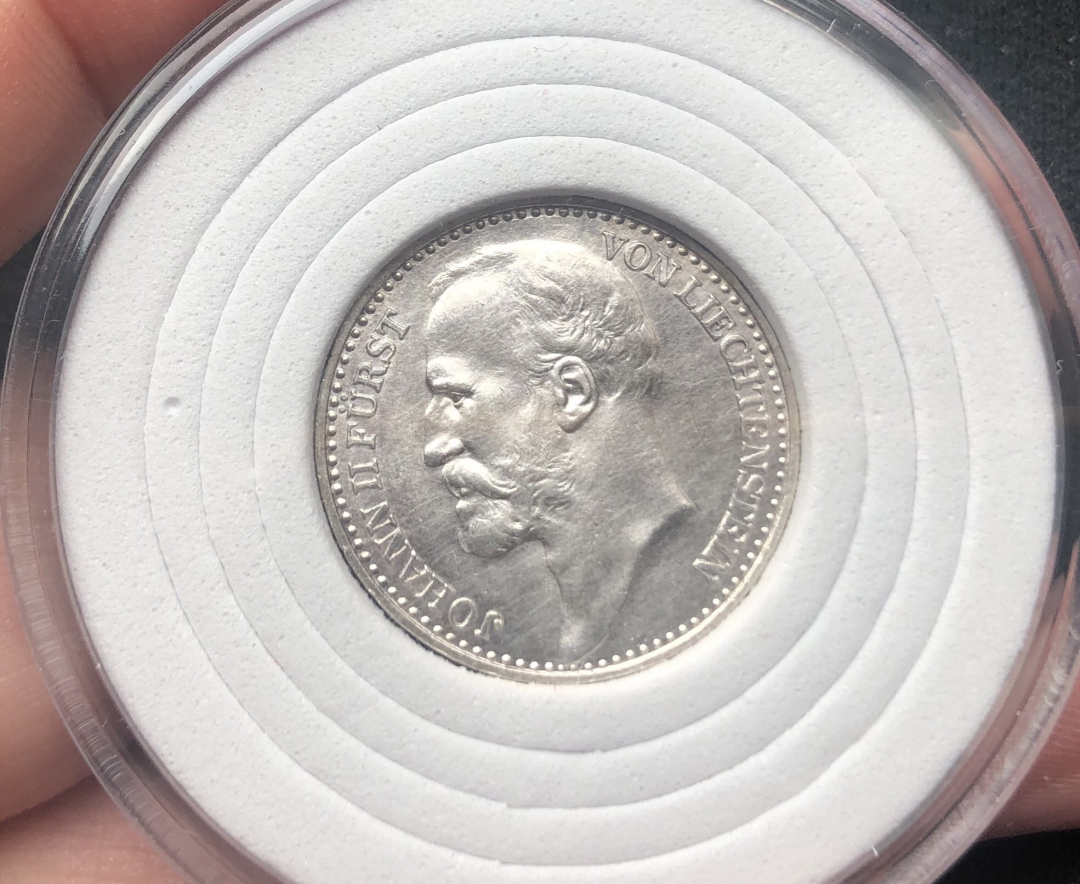 【币观天下】第六十九场拍卖 列支敦士登1904年1克朗银币1枚