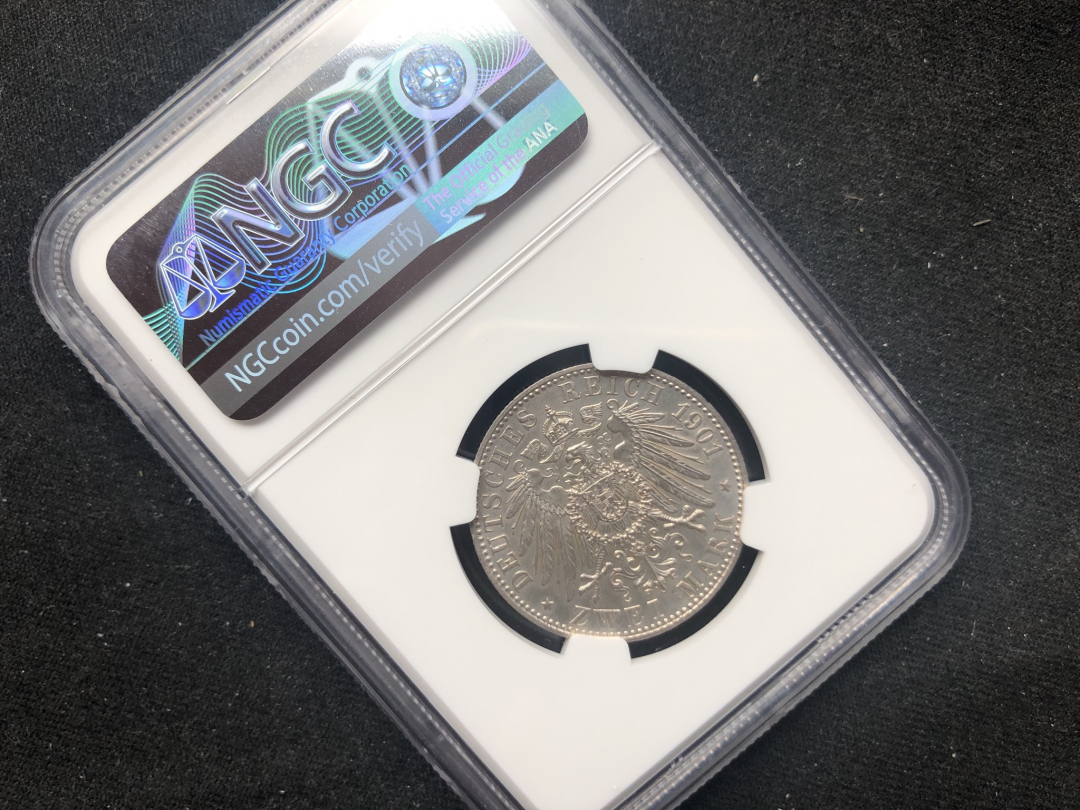 【币观天下】第六十九场拍卖 德国1901年普鲁士建国200年2马克银币