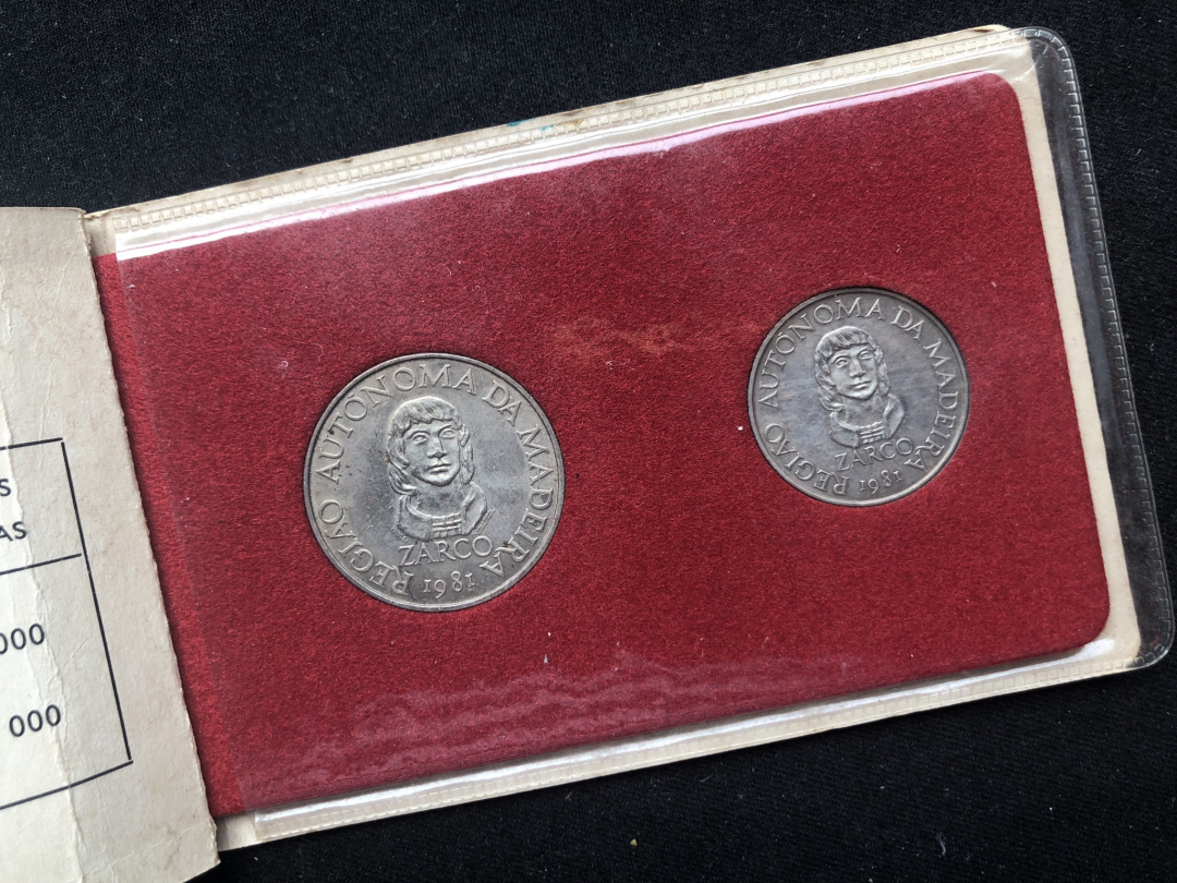 【币观天下】第六十九场拍卖 【葡属马德拉】1981年25/100埃斯库多纪念币2枚