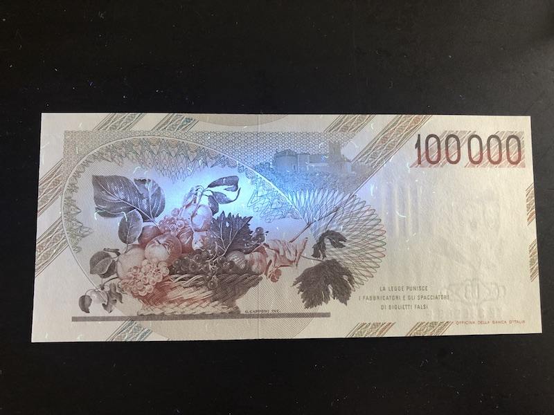 收藏联盟八十七期（国际儿童节为下一代珍藏）拍卖：） 1983年意大利10万里拉  UNC