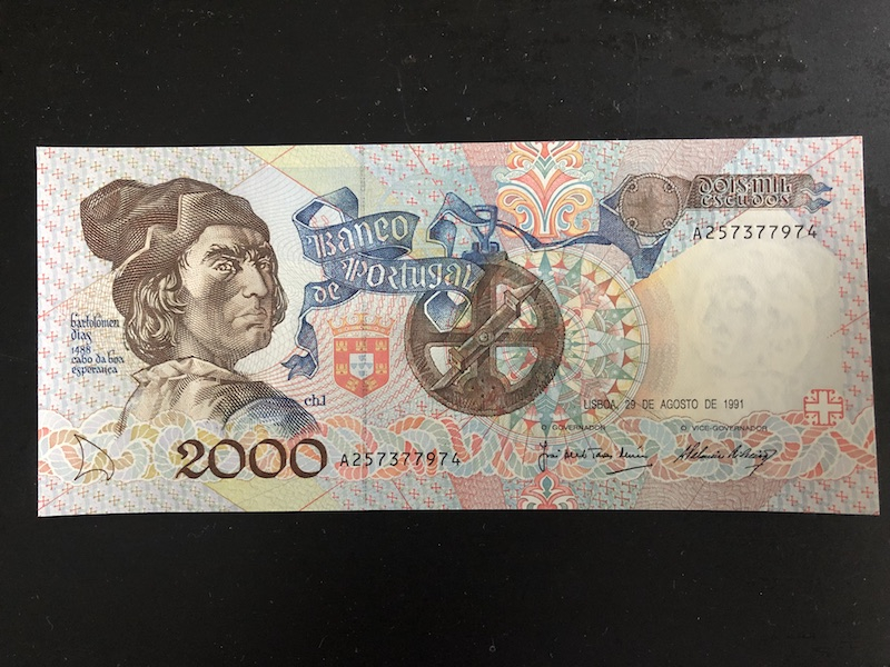 收藏联盟八十七期（国际儿童节为下一代珍藏）拍卖：） 1991年葡萄牙2000埃库多思 UNC