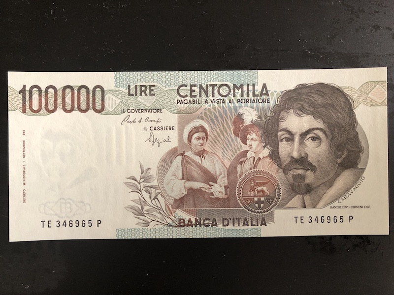 收藏联盟八十七期（国际儿童节为下一代珍藏）拍卖：） 1983年意大利10万里拉  UNC