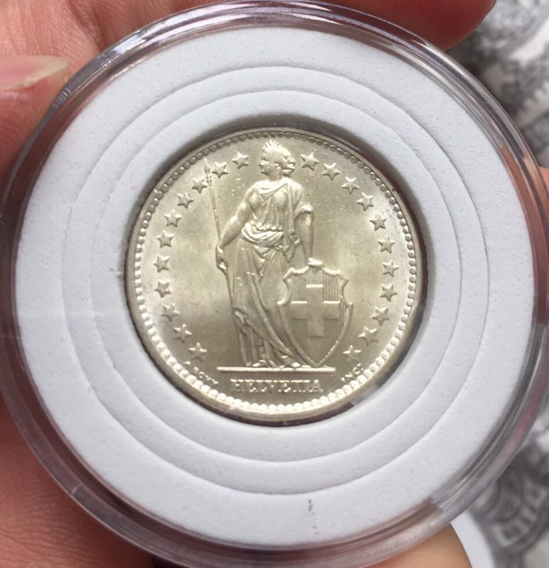 【币观天下】第七十期拍卖 【瑞士】1965年2法郎银币