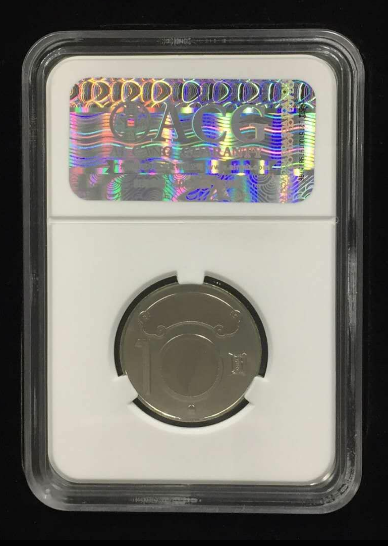 【鲸贝乐淘】千字文·第藏号拍卖 【中国台湾】 蒋渭水先生纪念币  规格  25.5mm 7.5g 10yuan  年份  2010  评分等级  MS68