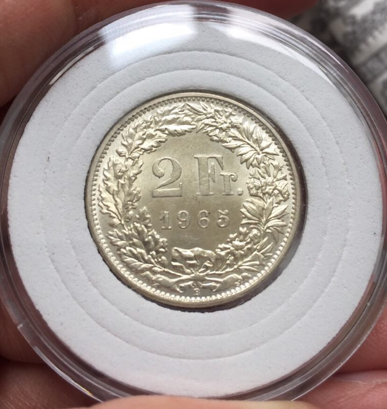 【币观天下】第七十期拍卖 【瑞士】1965年2法郎银币