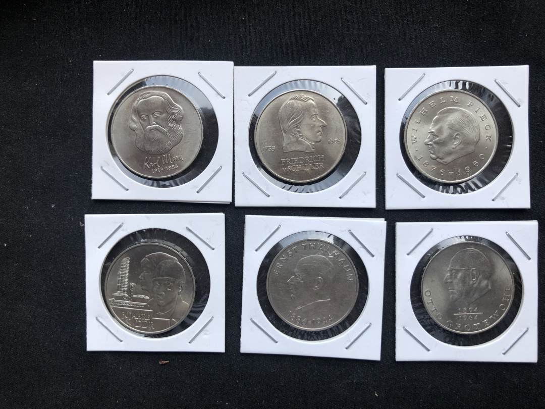 【币观天下】第七十期拍卖 【德国】20马克纪念币6枚