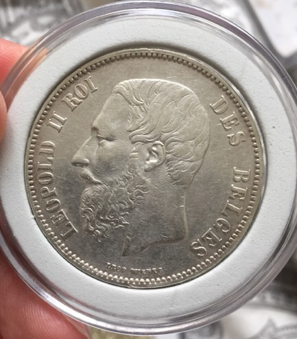 【币观天下】第七十期拍卖 【比利时】1869年5法郎银币