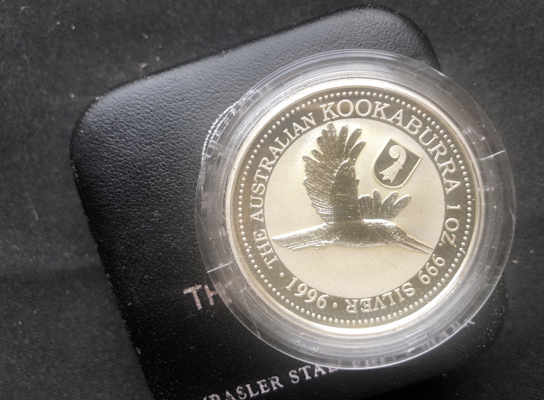 【币观天下】第七十期拍卖 【澳大利亚】1996年巴塞尔市标巴斯勒刺密印翠鸟纪念银币