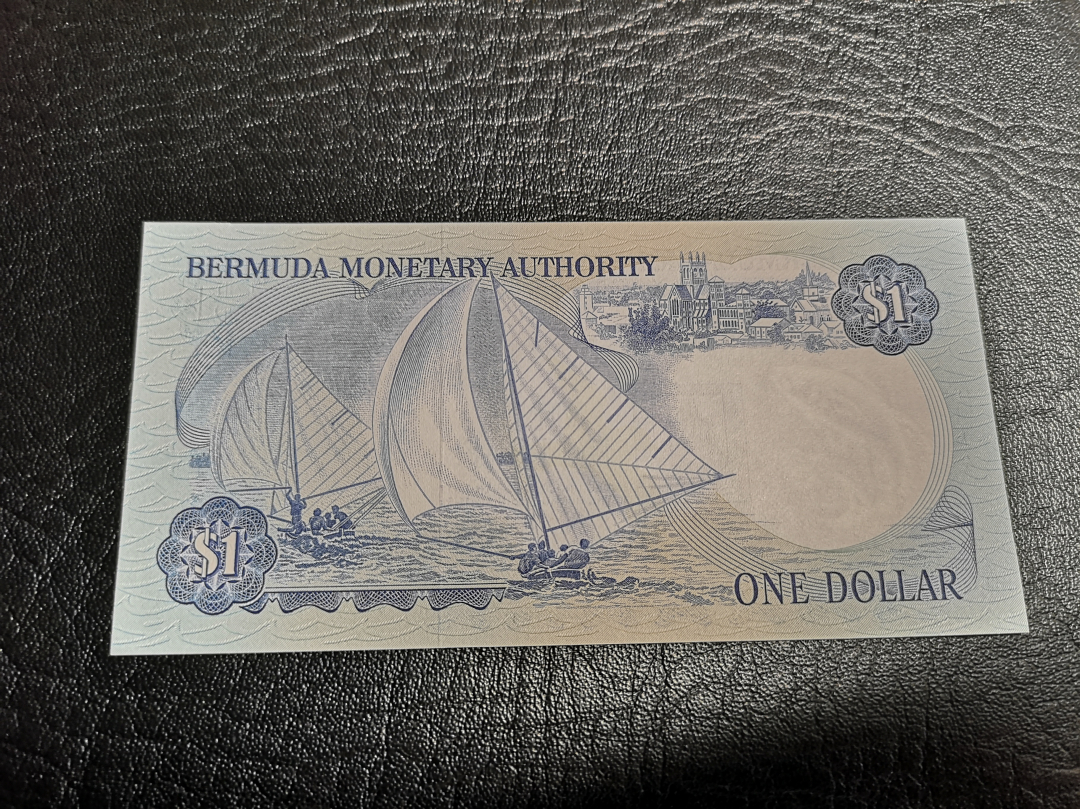 《外钞收藏家》第六十九期拍卖 1982年百慕大女王1元 unc