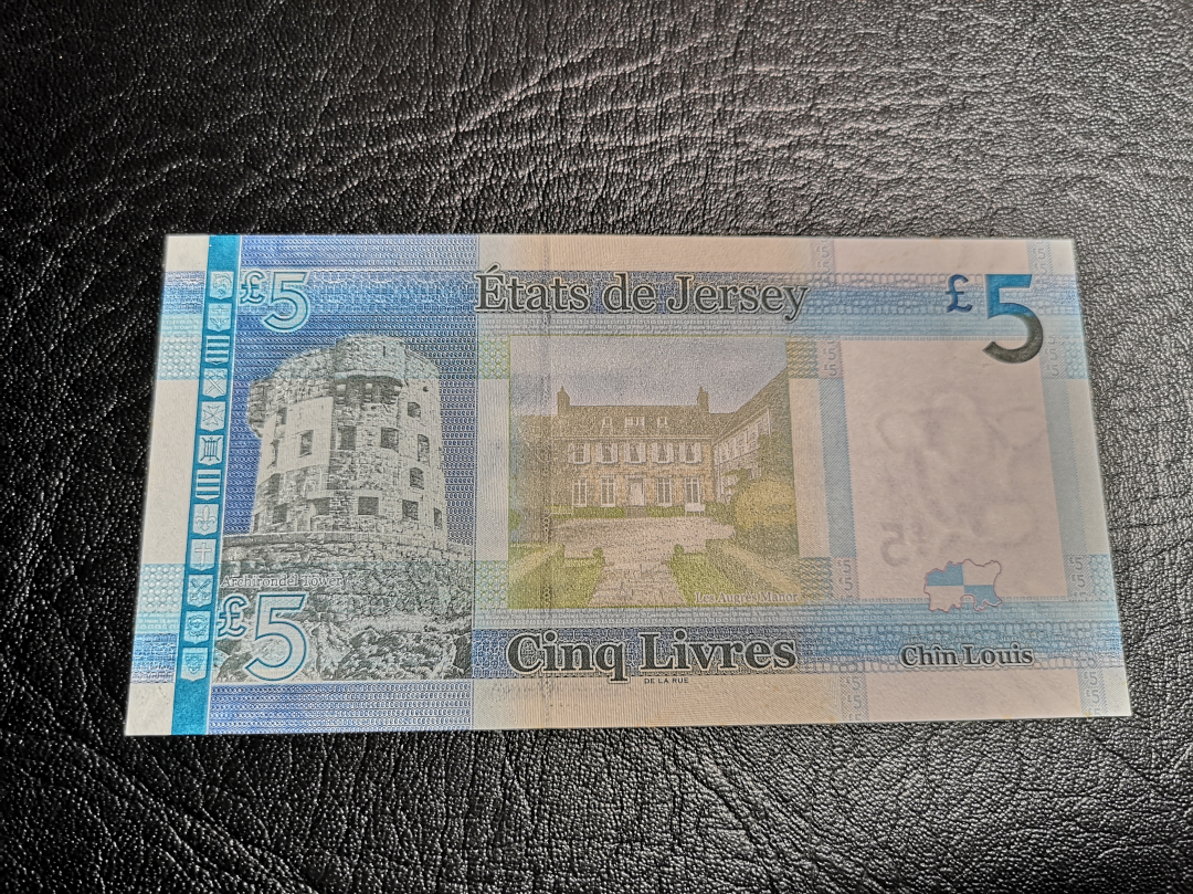 《外钞收藏家》第六十九期拍卖 泽西老年女王 5镑 unc
