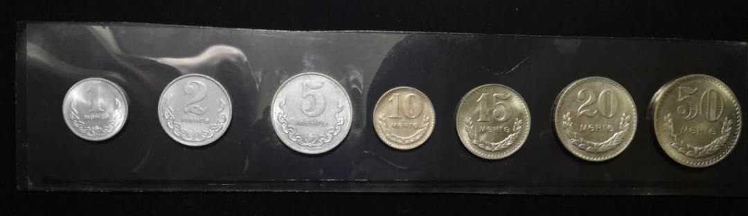 【鲸贝乐淘】千字文·第闰号拍卖 【硬币】 蒙古硬币一套。