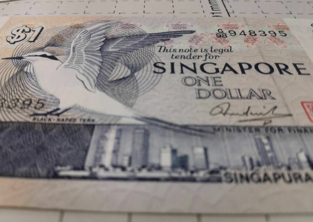 【鲸贝乐淘】千字文·第余号拍卖·上海钱币博览会专场 新加坡鸟版。船版1元尾1同，全新