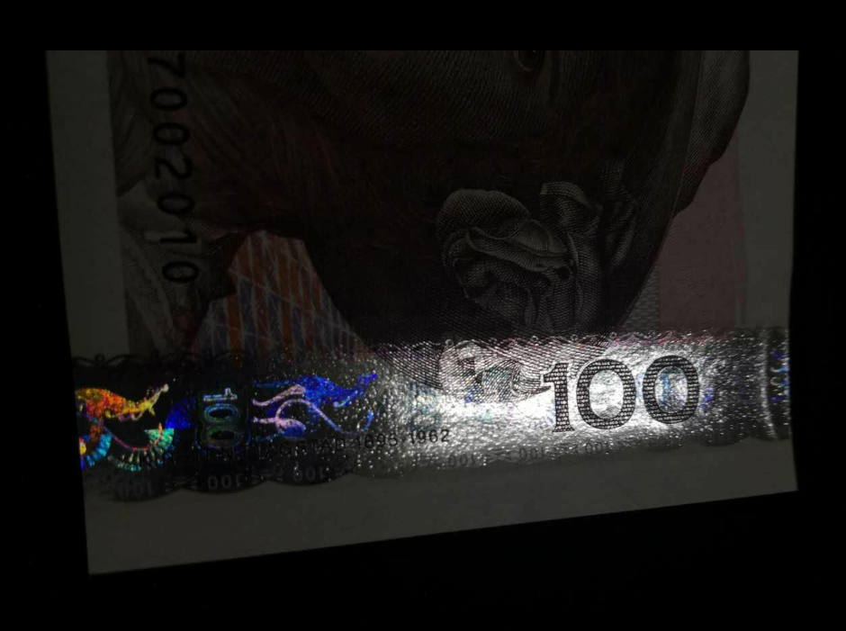 【鲸贝乐淘】千字文·第余号拍卖·上海钱币博览会专场 全新2010版 挪威 100 Norway 100 已绝版