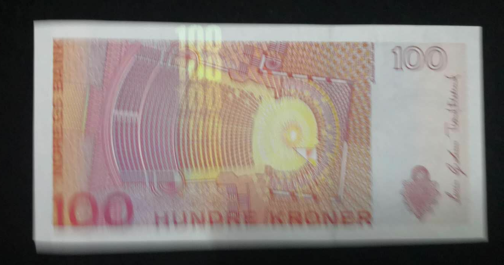 【鲸贝乐淘】千字文·第余号拍卖·上海钱币博览会专场 全新2010版 挪威 100 Norway 100 已绝版