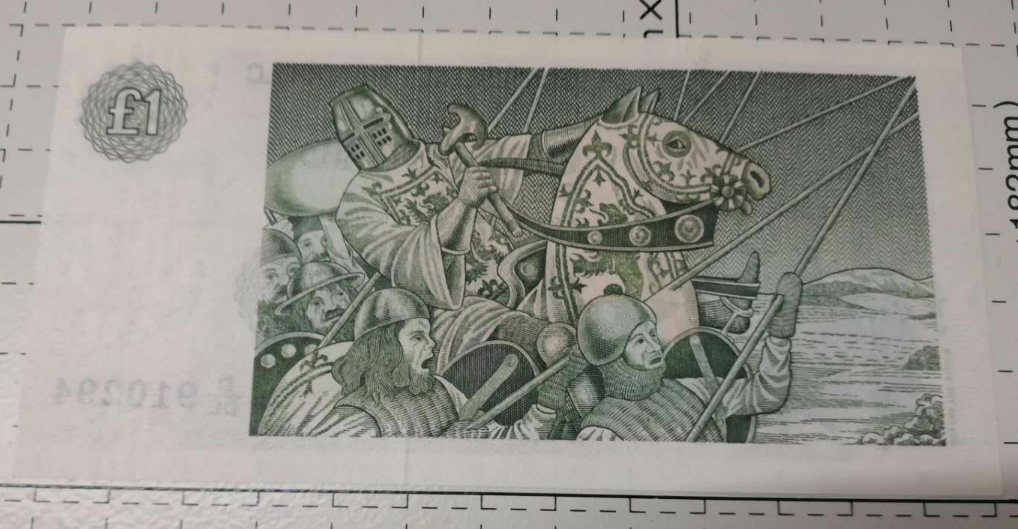 【鲸贝乐淘】千字文·第余号拍卖·上海钱币博览会专场 全新苏格兰1988/1983年版纸币1镑 