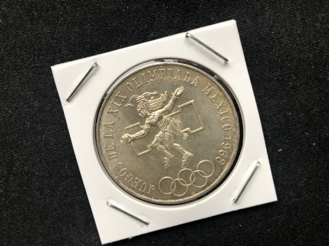 【币观天下】第七十二期拍卖-上海钱币博览会专场 【墨西哥】1968年墨西哥奥运会银币