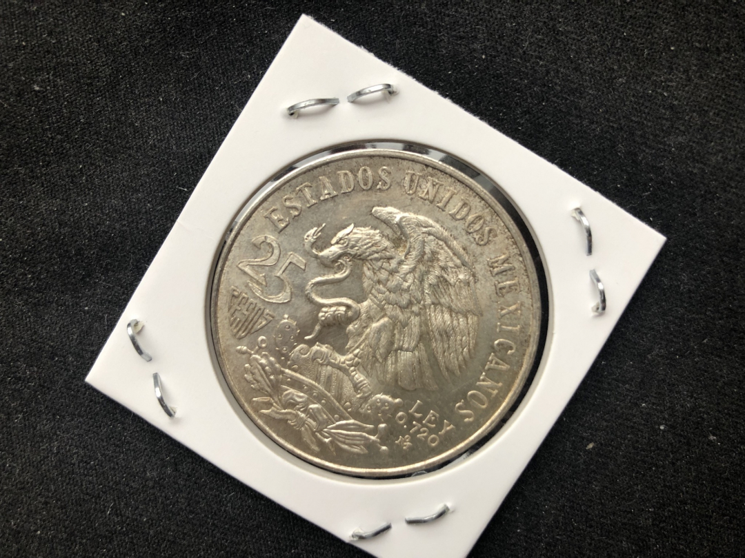 【币观天下】第七十二期拍卖-上海钱币博览会专场 【墨西哥】1968年墨西哥奥运会银币