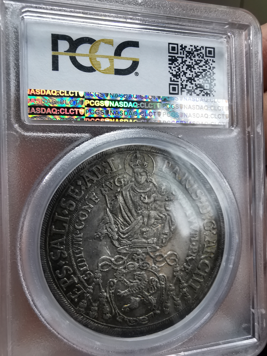 凡希社世界钱币微拍卖第九十一期 1633萨尔茨堡主教区泰勒大银PCGS-AU58