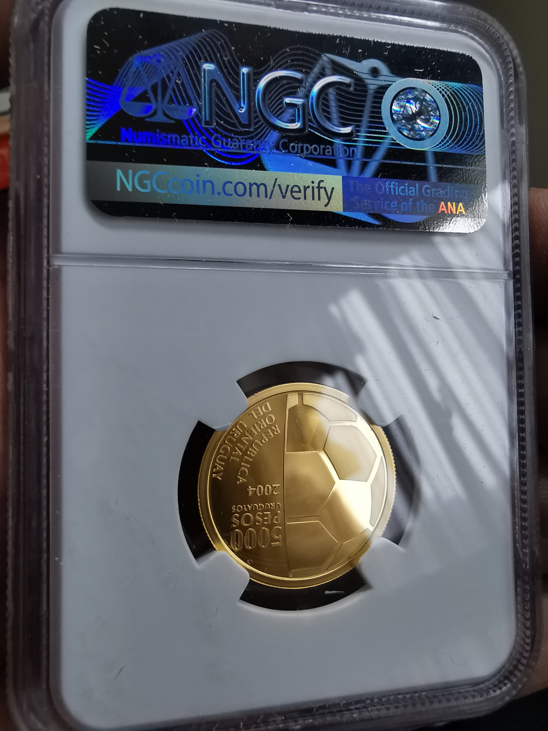 凡希社世界钱币微拍卖第九十一期 2004乌拉圭FIFA纪念金币NGC-PF70满分