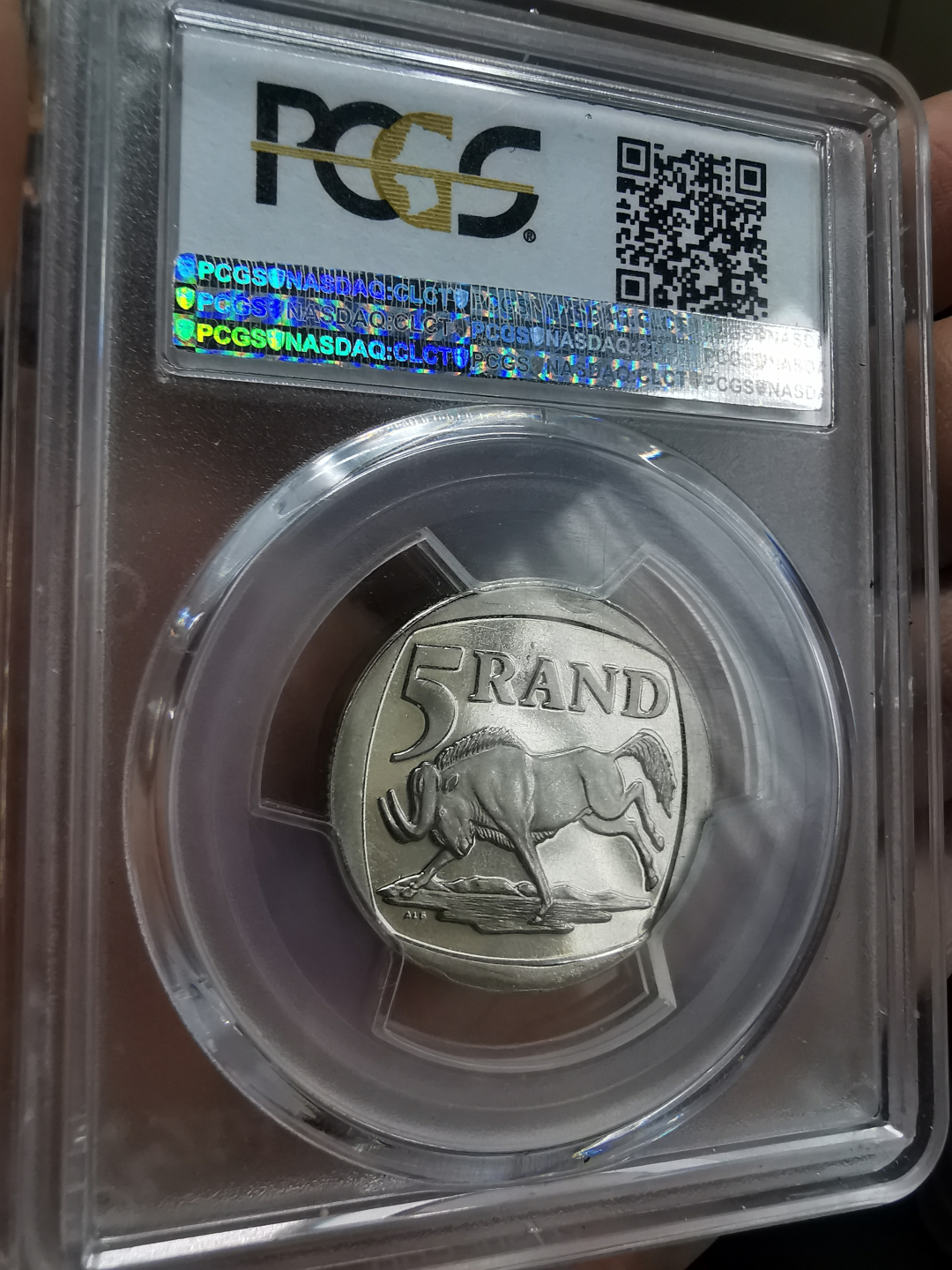凡希社世界钱币微拍卖第九十一期 2000南非曼德拉5兰特PCGS-PF66DCAM