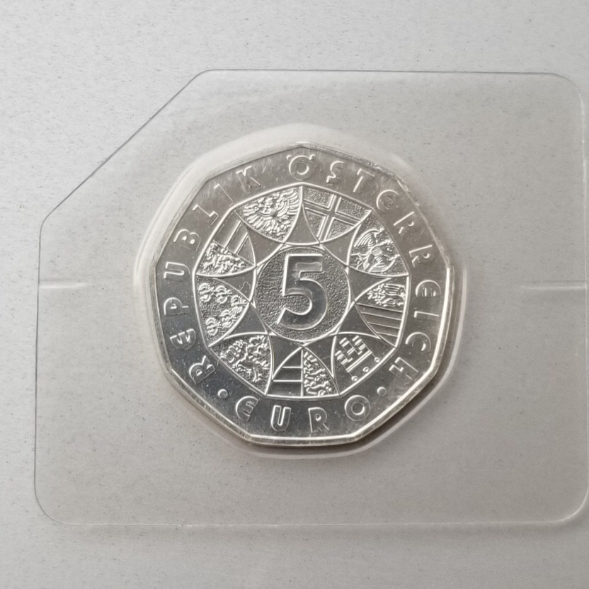 【币观天下】第七十三期拍卖 【奥地利】2014年庆祝新年5欧元10克银币