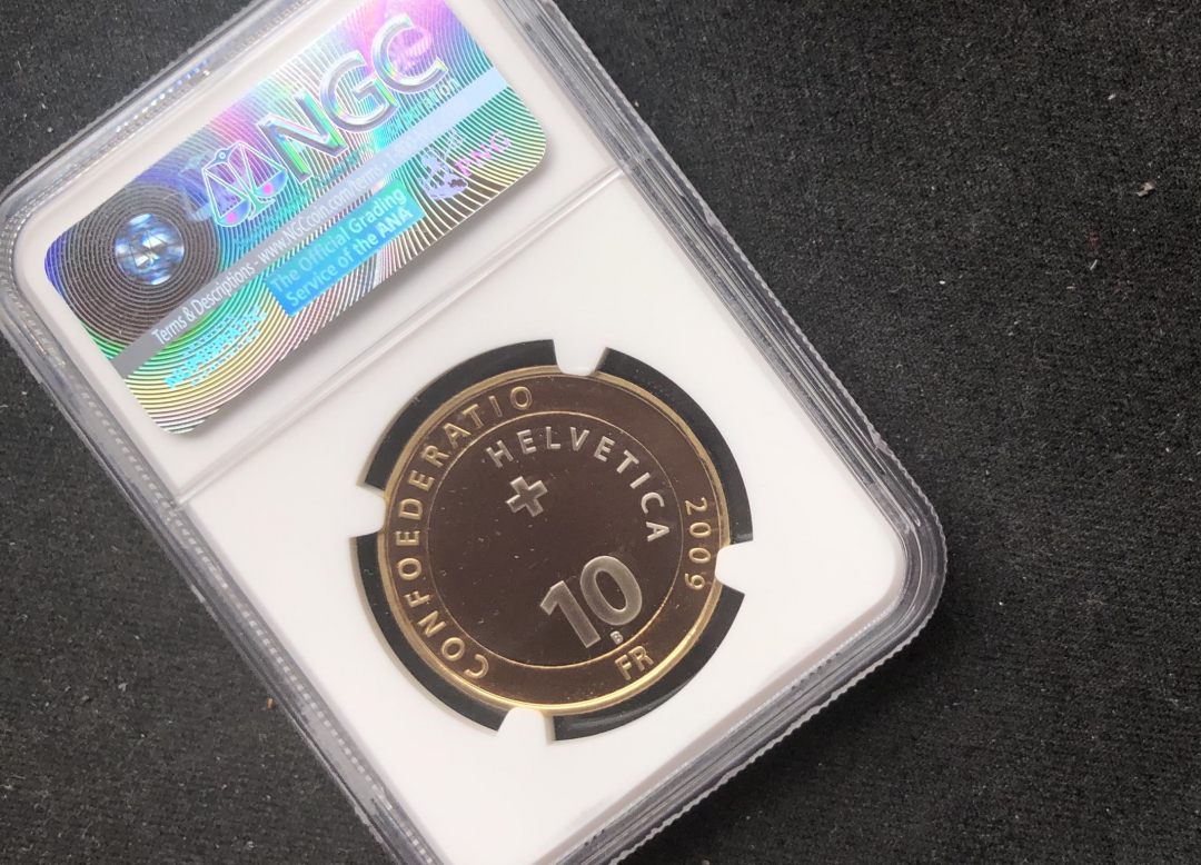 【币观天下】第七十三期拍卖 【瑞士】2009国家公园系列红鹿精制币【pf69】