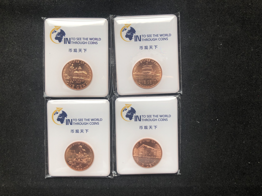 【币观天下】第七十三期拍卖 【一元福利秒杀】币观天下4个图案全套冰箱贴一套