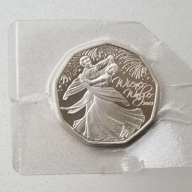 【币观天下】第七十三期拍卖 奥地利2013年华尔兹5欧元10克银币