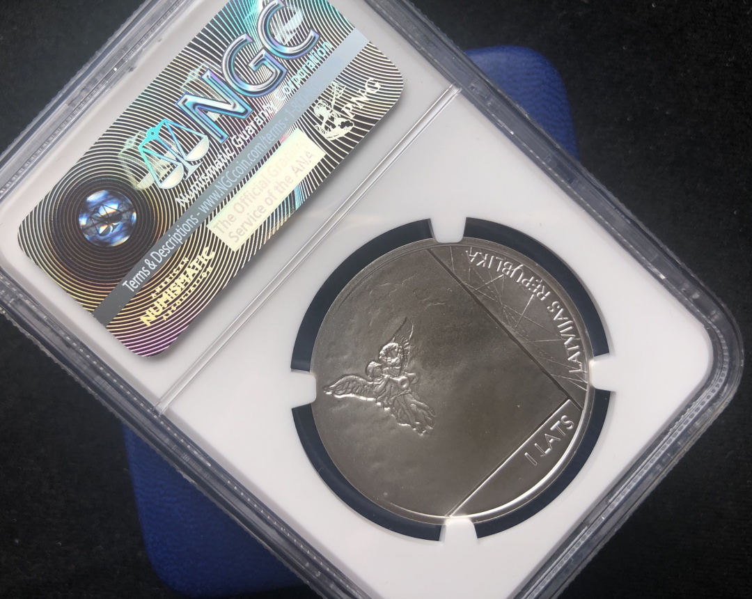 【币观天下】第七十三期拍卖 【拉脱维亚】里加大教堂ngc69【获奖币】