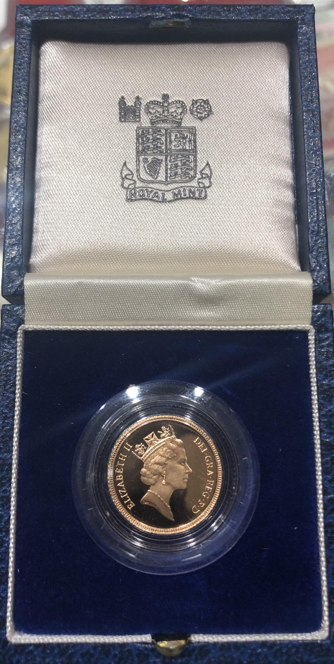 【随心拍&GetCoin】现代金银币拍卖第二十三期 1986年英国圣乔治屠龙马剑精制金币