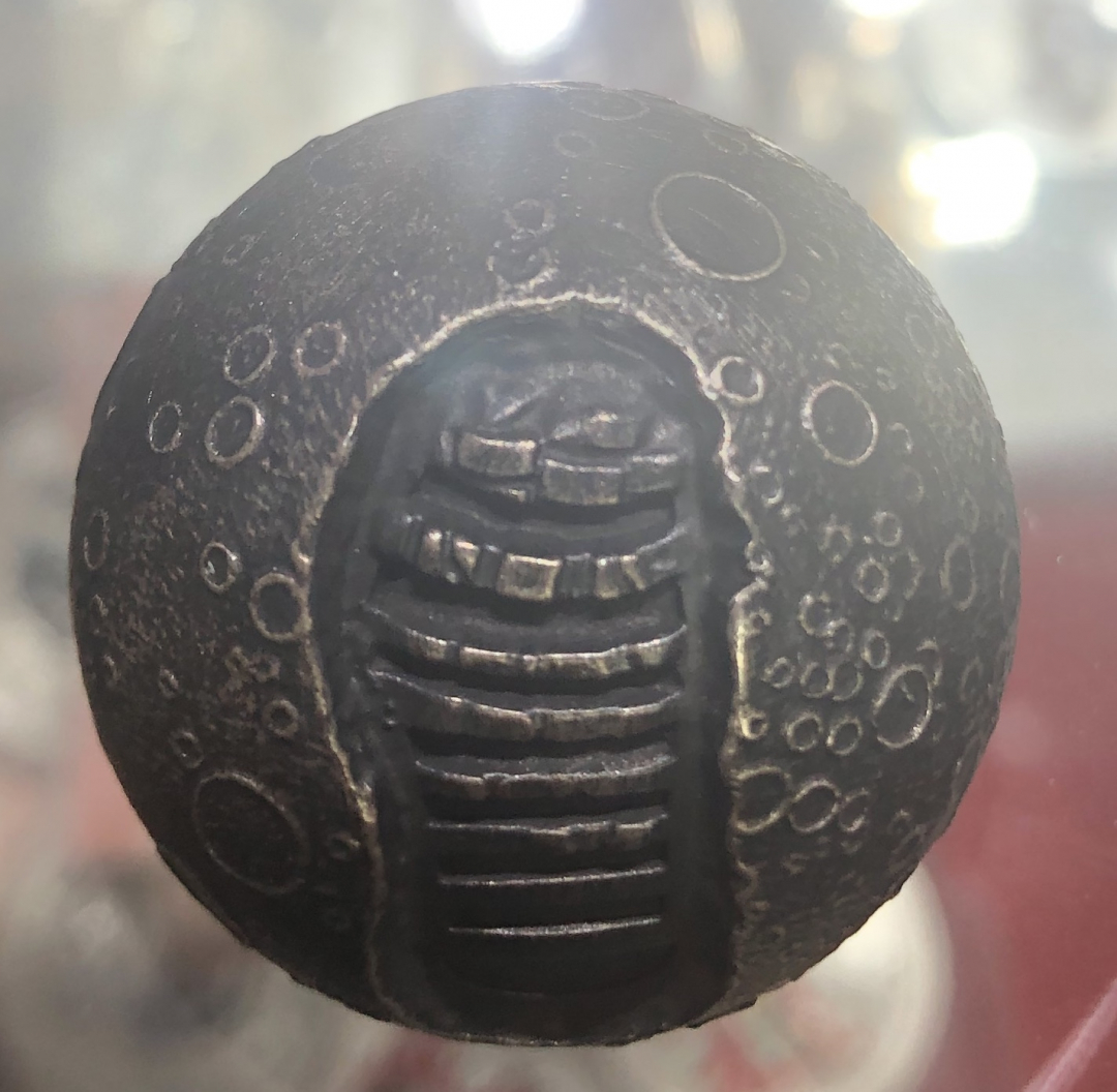 【随心拍&GetCoin】现代金银币拍卖第二十三期 巴巴多斯2019年登月50周年球形1盎司仿古纪念银币
