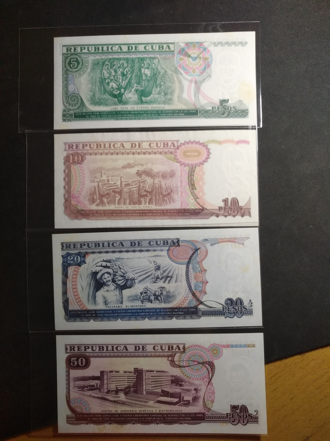 【鲸贝乐淘】千字文·第“律吕调阳”号拍卖 【中国代印】1990-1991古巴全套，有黄斑，AUNC ，精美