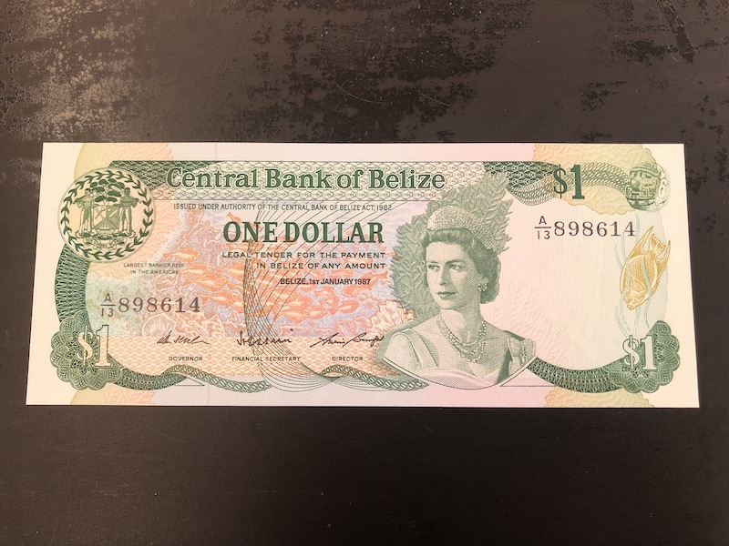 收藏联盟第九十期拍卖 伯利兹1镑 UNC