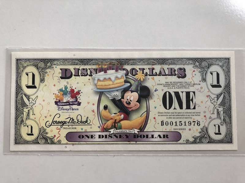 收藏联盟第九十期拍卖 南极洲商业钞5张一套 +迪斯尼1美金 UNC