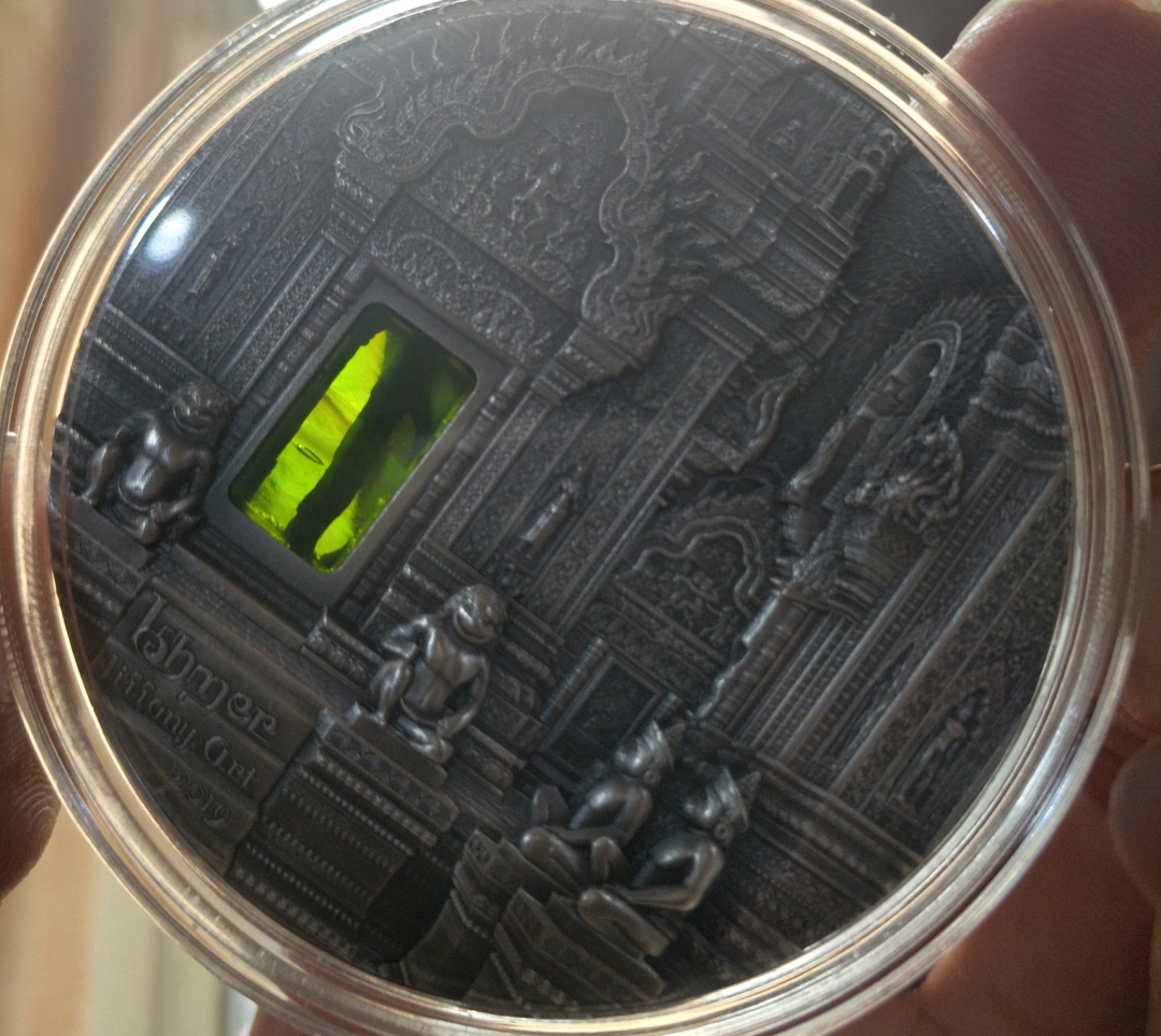 【随心拍&GetCoin】现代金银币拍卖第二十四期 【帕劳】蒂凡尼系列吴哥窟2oz银币