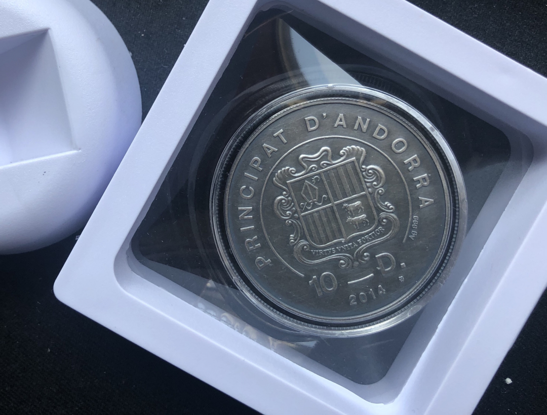 【随心拍&GetCoin】现代金银币拍卖第二十四期 【安道尔】欧洲野生动物地图系列第一枚鲈鱼