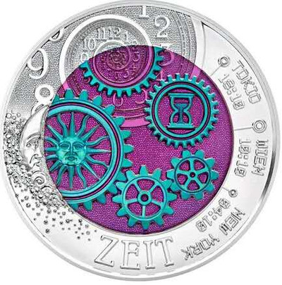 【随心拍&GetCoin】现代金银币拍卖第二十五期 克劳斯获奖币!奥地利2016年时间银铌双金属币