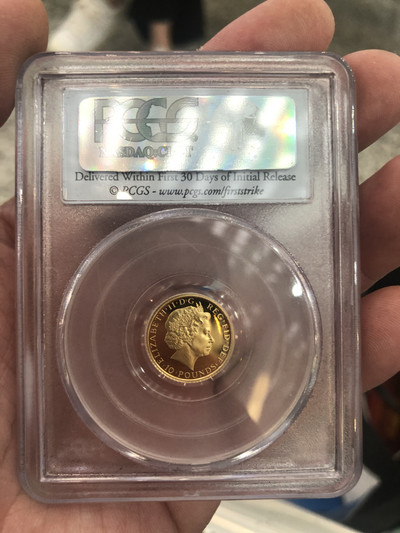 【随心拍&GetCoin】现代金银币拍卖第二十五期 2011年英国不列颠女神10镑金币PCGSPF70DC FR首发