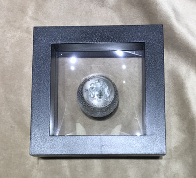 【随心拍&GetCoin】现代金银币拍卖第二十五期 巴巴多斯2019年登月50周年球形1盎司仿古纪念银币