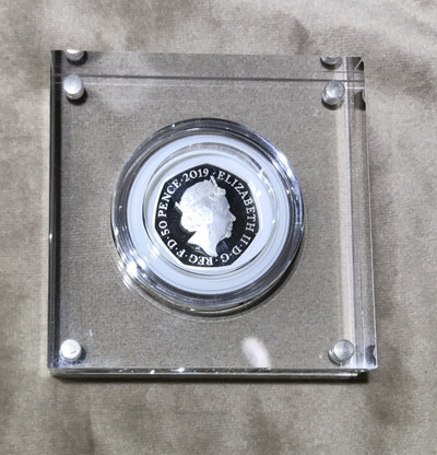 【随心拍&GetCoin】现代金银币拍卖第二十五期 英国2019年彼得兔系列彼得兔六边形彩色精制银币