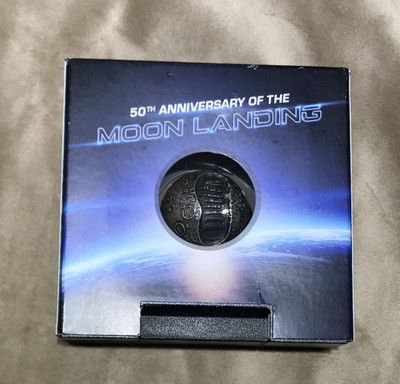【随心拍&GetCoin】现代金银币拍卖第二十五期 巴巴多斯2019年登月50周年球形1盎司仿古纪念银币