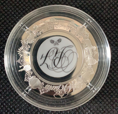 【随心拍&GetCoin】现代金银币拍卖第二十五期 法国2015年法兰西瑰宝第二枚-塞夫尔陶瓷精制纪念银币