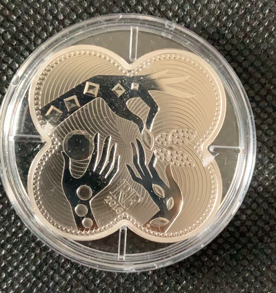 【随心拍&GetCoin】现代金银币拍卖第二十五期 法国2016年法兰西魁宝第三枚——梵克雅宝110周年十字花形精制银币