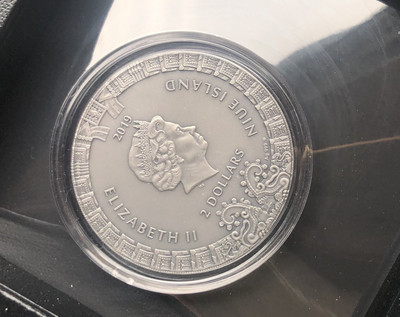 【随心拍&GetCoin】现代金银币拍卖第二十五期 【纽埃】2019年阿兹特克历法【2oz】