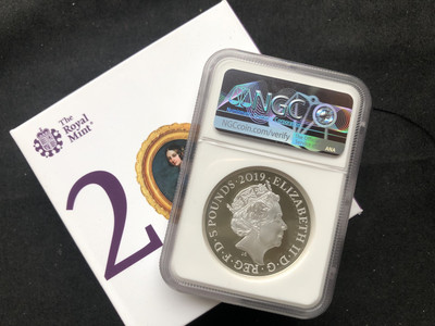 【随心拍&GetCoin】现代金银币拍卖第二十五期 【英国】2019女王诞辰200周年【加厚ngc70】