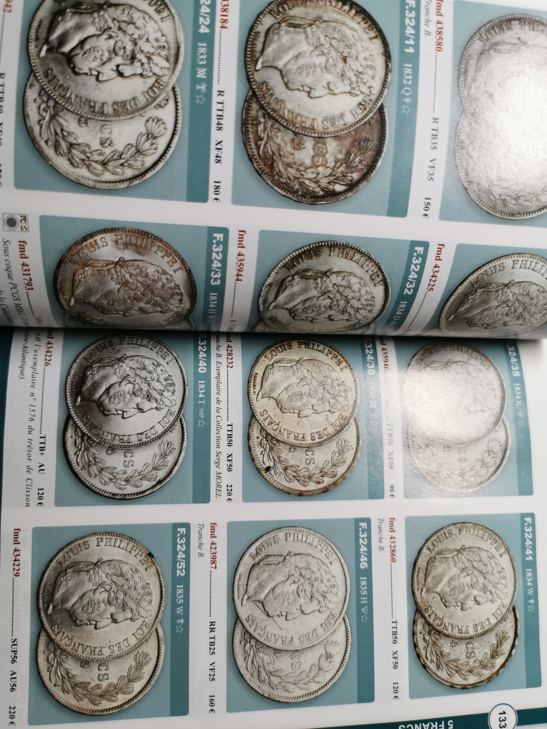 凡希社世界钱币微拍第九十三期 2017法国本土目录近全新