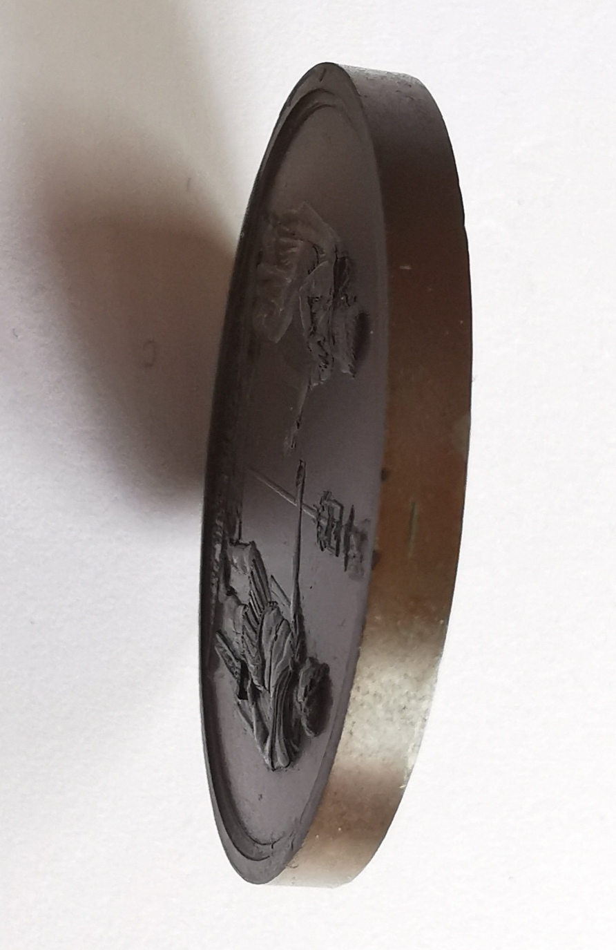 凡希社世界钱币微拍第九十三期 1805法兰西拿破仑马伦哥战役高浮雕纪念铜章