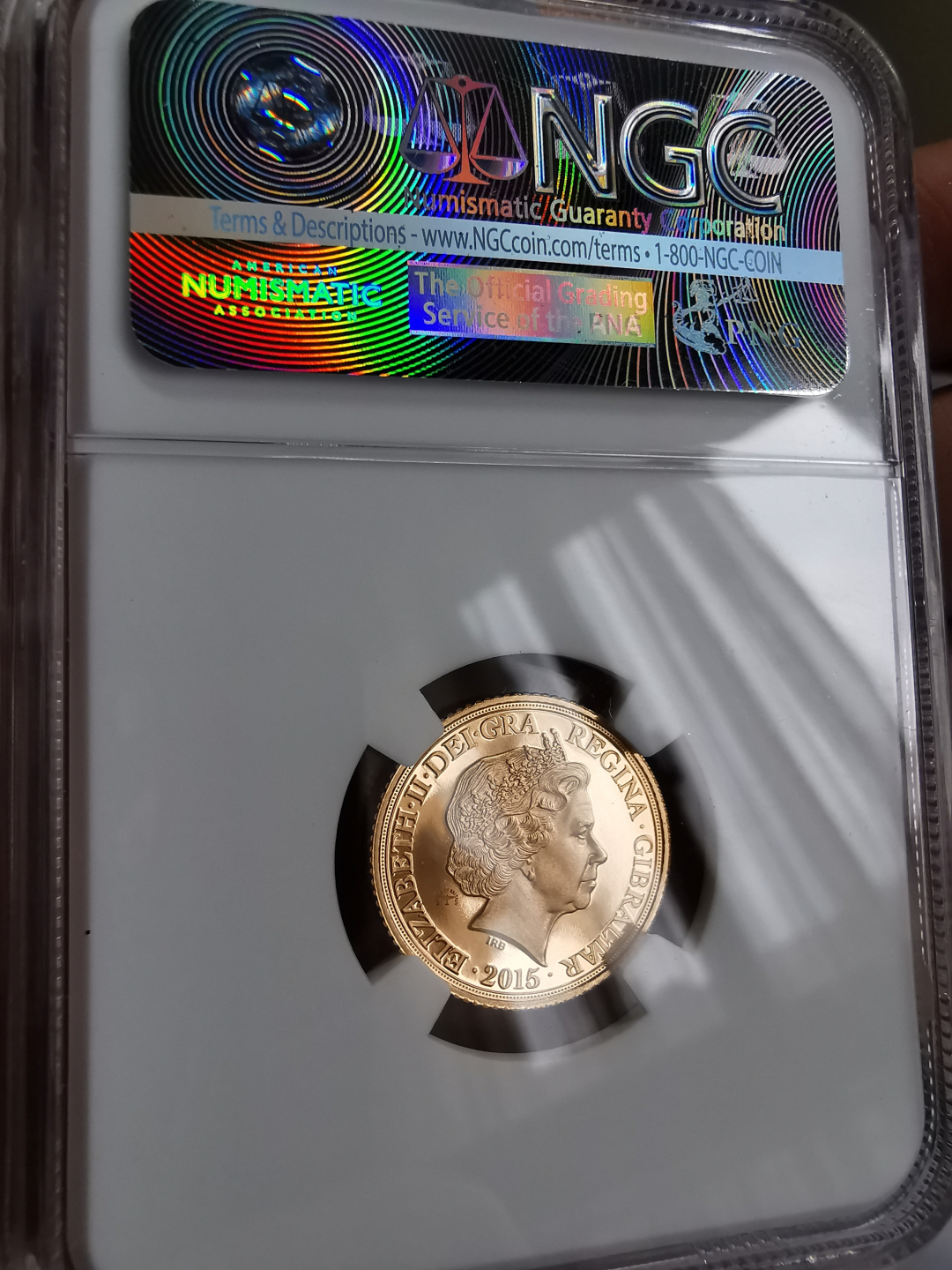 凡希社世界钱币微拍第九十三期 2015直布罗陀不列颠空战1/2索维林纪念金币NGC-PF69UC