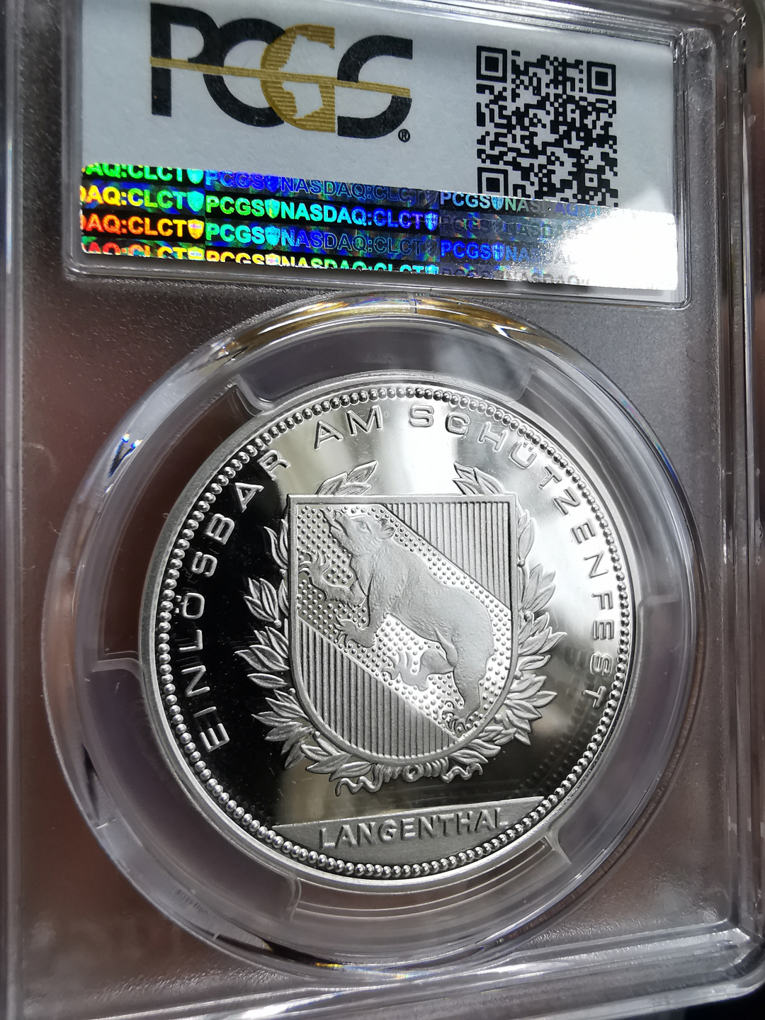 凡希社世界钱币微拍第九十三期 1991瑞士射击节50法郎大银PCGS-PF69DCAM