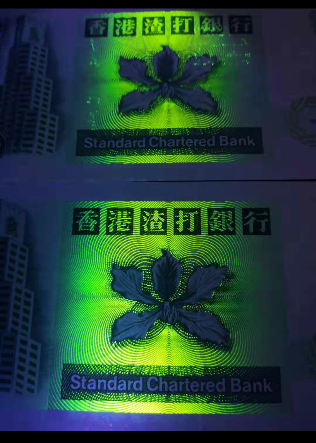 【鲸贝乐淘】千字文·第“金生丽水”号拍卖 香港渣打银行1994年，1995年十元短棍鲤鱼各一张全品